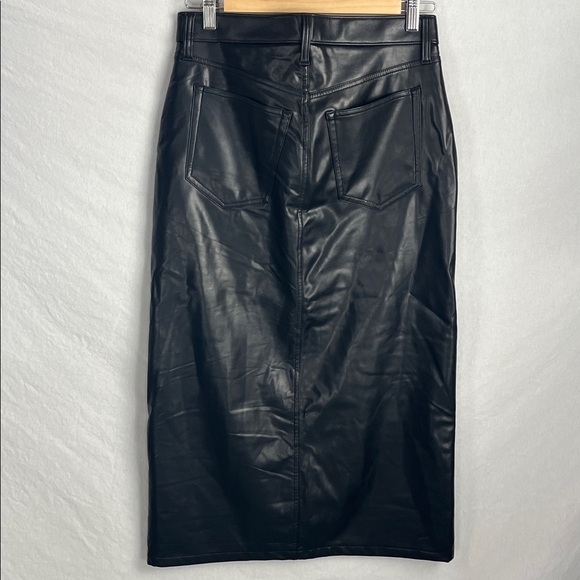 Abercrombie and fitch Black Faux Leather mid 26 new - Picture 5 of 5